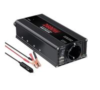 Convertisseur Convertisseur Tension Voiture Puissance Crête 1500W/2600W/4000W 12V DC À 220V AC 50Hz Double Chargement USB Prise UE(12V 2600W 50Hz EU)