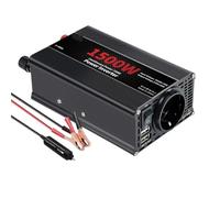 Convertisseur Convertisseur Tension Voiture Puissance Crête 1500W/2600W/4000W 12V DC À 220V AC 50Hz Double Chargement USB Prise UE(12V 1500W 50Hz EU)