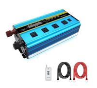 Convertisseur Convertisseur Voiture Intelligent Prise Américaine Transformateur pour Camping-Car Caravane AC 110 V 60 Hz Onduleur Haute Puissance 4 KW/8 KW Onduleur(24V 110V US 6000W)