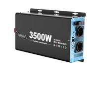 Convertisseur Convertisseur Voltmètre Voiture avec Écran LCD Prise UE Onduleur Sinusoïdal Pur Puissance Continue 3500W Puissance Crête 7000W DC 12V vers AC 230V 50Hz Onduleur