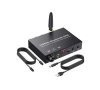 Convertisseur DAC 192 KHz ÉMetteur Audio Sans Fil RéCepteur Adaptateur NuméRique Optique Coaxial Vers Analogique pour TV
