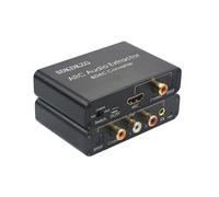 Convertisseur Dac 192 Khz, Extracteur Audio Hdmi Arc, Hdmi/Digital Spdif Optique Toslink Coaxial Vers Analogique Rca 3,5 Mm Jack L/R Coaxial Spdif Adaptateur Audio Pour Hdtv, Amplificateur[Z1939]