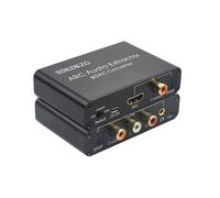 Convertisseur Dac 192 Khz, Extracteur Audio Hdmi Arc, Hdmi/Digital Spdif Optique Toslink Coaxial Vers Analogique Rca 3,5 Mm J[F146]