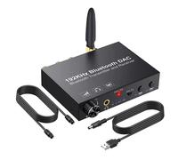 Convertisseur DAC Bluetooth 192 KHz ÉMetteur Audio Sans RéCepteur Adaptateur NuméRique Optique Coaxial Vers Analogique pour TV