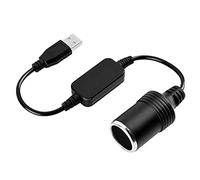 Convertisseur d'adaptateur d'allume-Cigare, Port USB vers câble Prise 12V