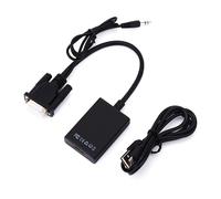 Convertisseur D'adaptateur De CâBle Audio VidéO 1080p Hd Vga Vers Hdmi Avec CâBle Usb Pour Ordinateur Pc