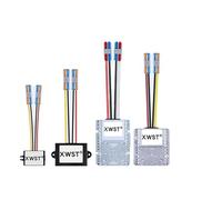 Convertisseur d'alimentation 20-90V à 12V, régulateur de tension Buck DC avec connecteur rapide for moniteur Robot(16A 75Silver)