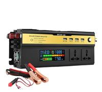 Convertisseur d'alimentation de Voiture DC12V/24V vers AC 6000W Adaptateur convertisseur avec Chargeur USB Onduleur Automobile Universel,Conversion de Puissance Stable(12v 4000W)