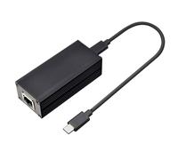 Convertisseur d'alimentation Gigabit sur Ethernet vers USB C vers pilote de type C Sortie 20 V 10/100/1000 Mbps Ethernet Adaptateur périphérique haut débit