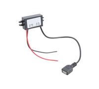 Convertisseur d'alimentation USB DC 12 V 24 V vers 5 V 3 A Adaptateur de charge de voiture compatible avec les besoins de charge électronique Adaptateur d'entrée de 13 cm