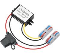 Convertisseur DC/DC Buck 20-60V à 12V,Convertisseur de Tension DC/DC 20V/24V/36V/60V à 12V3A 36W Max transformateur d'alimentation pour l'automobile, Les lumières LED, Les camions
