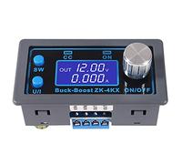 Convertisseur DC-DC Buck Boost, régulateur CC CV 0.5-30V 0-4A Module d'alimentation régulée réglable DIY Module de charge de batterie solaire Affichage LCD ZK-4KX