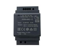 Convertisseur DC-DC sur Rail DIN 60W série DDR-60, 9-36V 18-75V à 5V 12V 15V 24V, convertisseur d'alimentation réglable (Size : 9-36VDC, Color : 24V_60W)