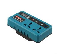 Convertisseur de batterie portable CC vers AC 220 V, convertisseur de batterie intelligent pour voiture, camping et aventures en plein air, design compact avec sélection de couleurs aléatoires