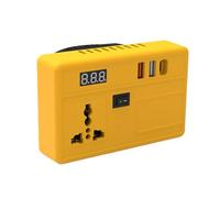Convertisseur de batterie pour outils électriques - Bloc d'alimentation 21 V à 220 V, chargeur plug portable | Adaptateur de tension sans faille pour la station de périphérique d'énergie mobile de