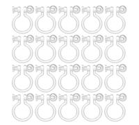 Convertisseur de Boucles D'oreilles à Clip Invisible 50 Pièces | Composants pour Bijoux Non Percés, Prise Fiable et Port sans Douleur, pour Créations DIY et Usage Quotidien