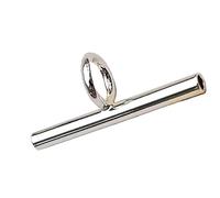 Convertisseur de broche en argent avec mécanisme à clip rapide - Texture argentée - Parfait pour une conversion facile en collier adaptateur pendentif, 10 mm, Comme décrit