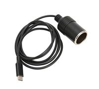 Convertisseur de Câble D'Allume-Cigare USB C vers 12 V, Adaptateur D'Allume-Cigare USB de Type C, Câble de Convertisseur d'alimentation Femelle de 1,5 M USB C Mâle vers Prise