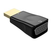 Convertisseur de câble HDMI vers VGA mâle vers femelle, adaptateur de conversion Jack 3.5mm Audio HD 1080P pour PC, tablette
