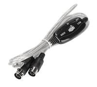 Convertisseur de Câble MIDI vers USB PC vers Synthétiseur Music Studio Clavier Interface Câble Plug Controller Câble Adaptateur 16 Canaux Ordinateur Portable Prise en Charge et