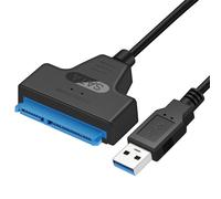 Convertisseur de câble USB 3.0 vers SATA7 + 15 broches pour disque dur 2.5 pouces SSD HDD SATA adaptateur de câble convertisseur