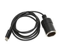 Convertisseur de Câble USB C vers Allume-Cigare de Voiture, Sortie 15 V 3 A 45 W, 1,5 M 12 Volts USB PD vers Adaptateur de Cigare de Voiture Prise Femelle Câble D'alimentation