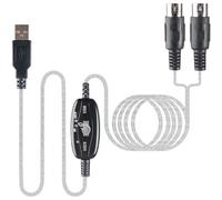 Convertisseur de câble USB MIDI vers clavier de musique, adaptateur de clavier de Studio de musique, connecteurs d'ordinateur, livraison directe