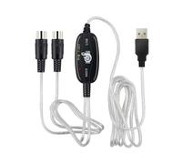 Convertisseur de câble USB vers Interface MIDI, adaptateur de clavier de musique, cordon pour XP/VISTA/IMAC/wiow7 systèmes d'exploitation