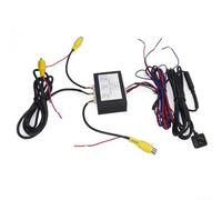 Convertisseur de canal de stationnement de voiture, boîtier de contrôle vidéo noir 12 V pour caméra avant et arrière, commutation automatique avec compatibilité universelle pour la plupart des