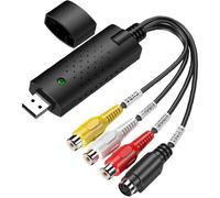 Convertisseur de capture vidéo USB VHS vers une carte de capture audio de transfert DVD numérique pour Windows