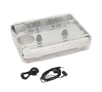 Convertisseur De Cassette En Mp3 RéTro Hifi Son StéRéO Lecteur De Cassette Usb Avec Coque Transparente