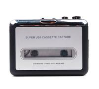Convertisseur de cassettes USB pour une intégration audio moderne, numériseur de cassettes en MP3 facile à utiliser avec lecture en temps réel,