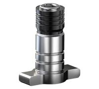 Convertisseur de clé électrique - Tête d'adaptateur pour perceuse à percussion de 6,35 mm - Outil de conversion robuste en acier au carbone - Raccord à enclume à dégagement rapide | Professionnel