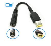 Convertisseur de connecteur pour Lenovo ThinkPad X1, 2 pièces, 5.5x2.5mm, femelle à pointe carrée, pointe jaune
