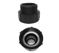 Convertisseur de conteneur IBC - Réducteur de fil industriel, raccord de connecteur durable, coupleur de réservoir universel | Adaptateur de transition en baril de précision, régulateur