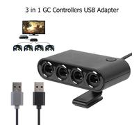 Convertisseur De Contrôleur Gc Portable, Adaptateur Usb Avec Support Adapté Pour Nintendo Switch /Wiiu/Pc, Accessoires De Jeu 91x48x25mm