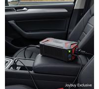 BESTEK Convertisseur 12v 220v Pur Sinus 300w Convertisseur Sinusoïdale pour Voiture Vacance Onduleur Pure 12v avec 2 Port Charge Rapide（PD30W&QC18W） Prise Européenn Transformateur de Tension