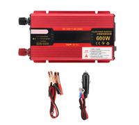 Convertisseur de courant continu 12 V vers 110 V alternatif avec écran LCD, boîtier en alliage d'aluminium et multiples protections pour une
