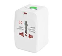 Convertisseur de courant international Adaptateur de voyage tout-en-un Prise sans USB Aluminium Type Fer