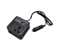 Convertisseur de courant portable pour voiture 12 V/24 V CC vers 110 V/220 V AC, convertisseur de tension de véhicule et carte d'alimentation de camion avec adaptateur de chargeur de voiture USB