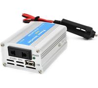 Convertisseur de courant portable pour voiture 200W - Convertisseur DC 12V vers AC 220V avec ports de charge USB et prises de courant pour les voyages