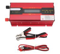 Convertisseur de courant universel pour voiture 12 V vers 220 V, onde sinusoïdale modifiée, affichage LCD de l'état de la batterie, ventilateur de