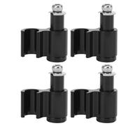 Convertisseur De Fil De SièGe De VéLo En Alliage D'aluminium Noir Rc113, 4 PièCes, Guide De CâBle De VéLo, Support De Ligne à Clip