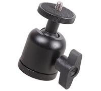 Convertisseur de filetage en alliage d'aluminium 3/8-1/4 Base antidérapante pour moniteurs reflex numériques, trépieds de téléphone, adaptateur à tête sphérique pour support de téléphone