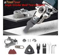 Convertisseur de fixation de meuleuse d'angle multifonctionnelle, adaptateur de lame de scie oscillante, pièce d'outil multiple M10 M14 Type 100 115 125 Oscillate Tool M14