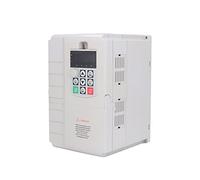 Convertisseur de fréquence 5,5 KW onduleur de Moteur Universel monophasé 220V Entrée 3 Phase 380 V Sortie Contrôle de Vitesse réglable pour Les Ventilateurs Pompes Compresseurs