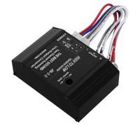 Convertisseur de Haut-Parleur Js22 en Métal Noir pour Voiture | Adaptateur Audio de Conversion, Installation Facile, Usage Voiture et Home Cinéma