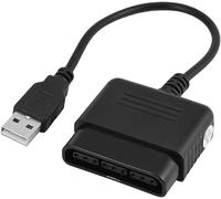 Convertisseur De Manette Ps2, Adaptateur De Manette Ps2 Vers Ps3 Ps2 Vers Usb Pour Pc Ou Ps3 Manette Filaire Sans Fil Ps1 Ps2, Compatible Win98 Me 2000 Xp Vista Win7