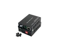 - Convertisseur de média à fibre optique - 100Mb LAN - 10Base-T, 100Base-FX, 100Base-TX - RJ-45 / mode unique SC - jusqu'à 10 km - 1310 nm