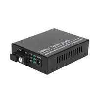 Convertisseur de Média Ethernet, Convertisseur Fibre vers Ethernet à Port RJ45, Module Monomode intégré, Module Tx1310nm,Rx1550nm, 100 Mbps, Plug and Play